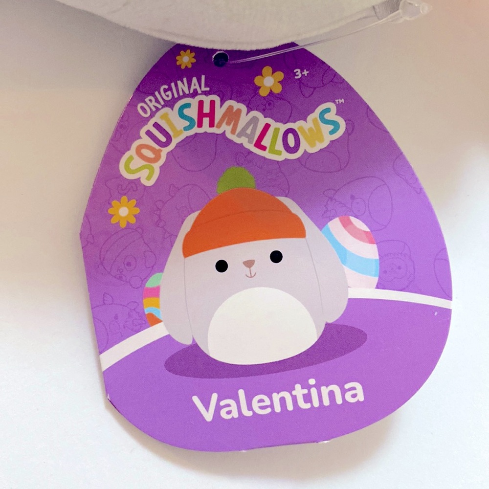 NWT Squishmallows 5” Easter Valentina the Bunny. - Picture 3 of 5